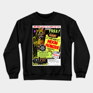 Life-Size Moon Monster comic ad recreation Crewneck Sweatshirt